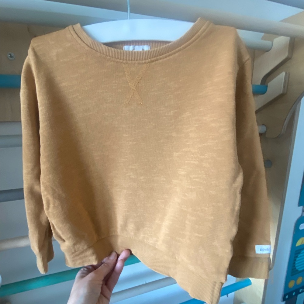 Newbie (Zara style) Boys Mustard Sweatshirt